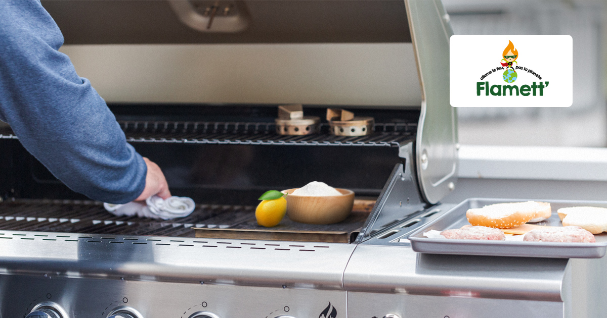 Mission : nettoyer ton barbeuc’ sans produits chimiques !